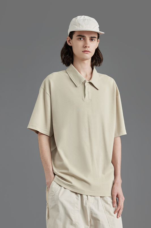 Oat-Beige Classic Polo