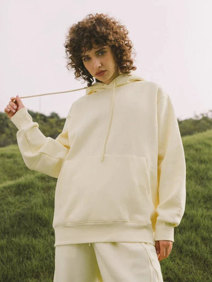 Cream Hoodie