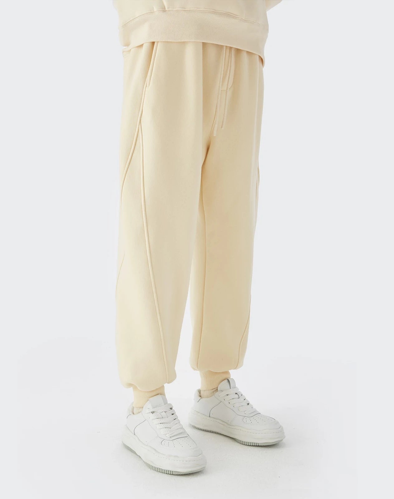 Cream Sweatpants